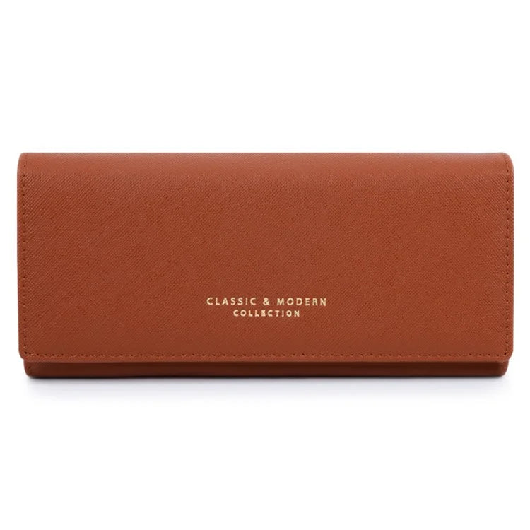 TAILIAN T5540-001 Women's Wallet Cross Texture PU Leather Coin Purse Bag