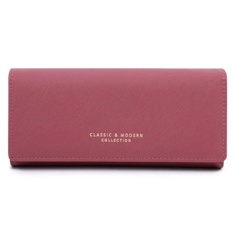 TAILIAN T5540-001 Women's Wallet Cross Texture PU Leather Coin Purse Bag