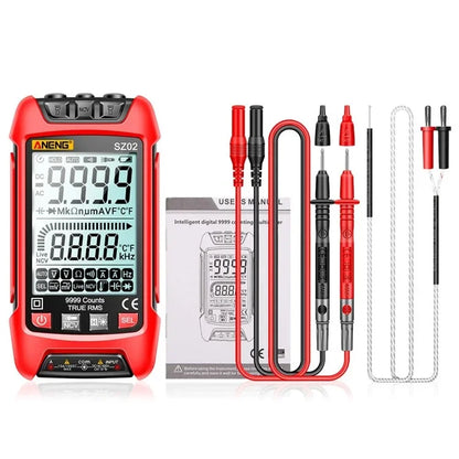 ANENG SZ02 Digital Multimeter Auto Range Handheld Ammeter with Flashlight