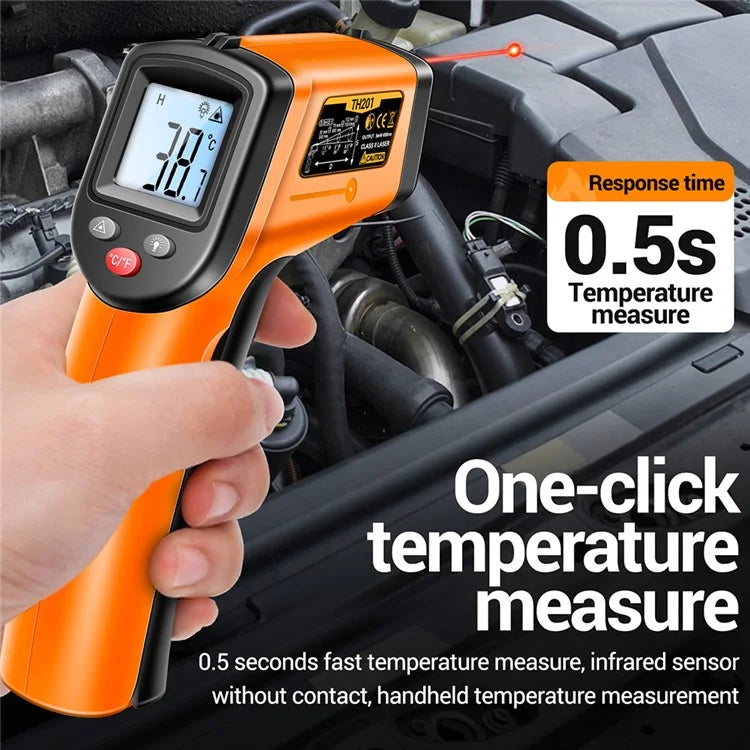 ANENG TH201 Handheld Thermometer LCD Digital IR laser Sensor Temperature Tester