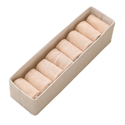 Size S Storage Box with Clear Window Oxford Cloth Closet Clothes Organizer