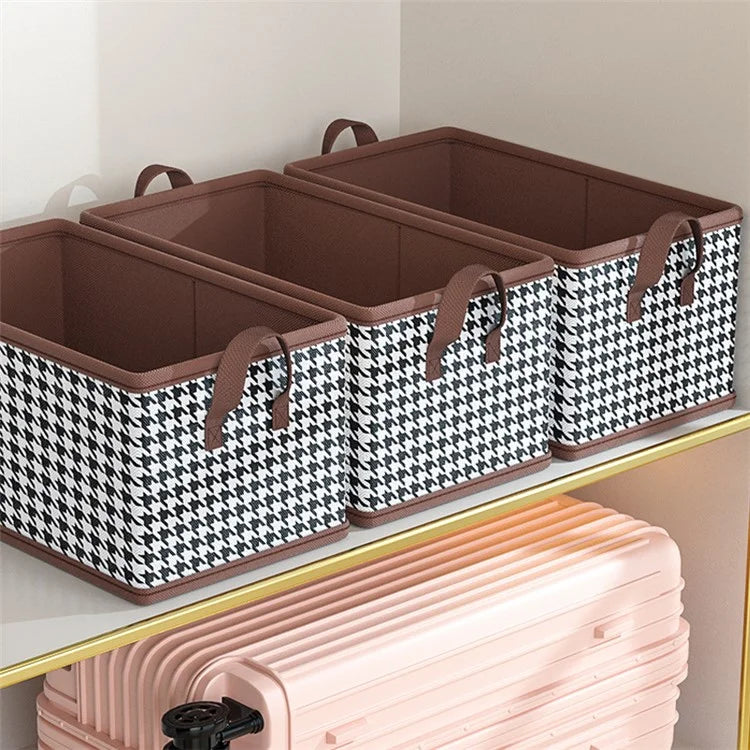 JJTZ 40 x 10 x 10cm Pattern Design Storage Cube Organizer Folding Cloth Box Container