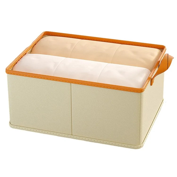 JJTZ 50 x 35 x 32cm Cloth Storage Bin Cationic PP Board Folding Closet Organizer