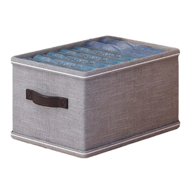 7 Grids Foldable Drawer Organizer Storage Box for Jeans Pants Shirts