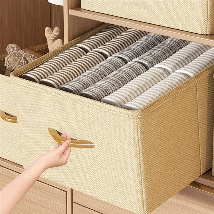 Size M Storage Box Drawer Organizer with Handle for Wardrobe Closet Clothes
