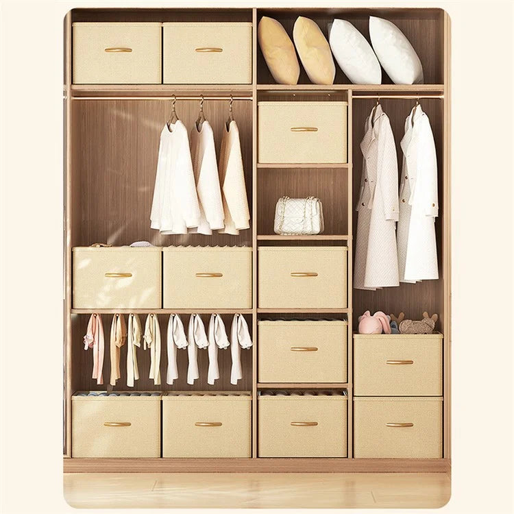 Size M Storage Box Drawer Organizer with Handle for Wardrobe Closet Clothes