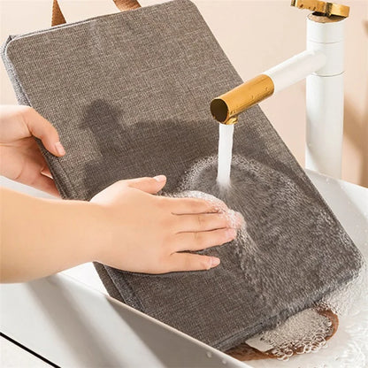 Home 26L Organizer Bag Foldable Metal+Cloth Storage Box for Clothes, Blankets