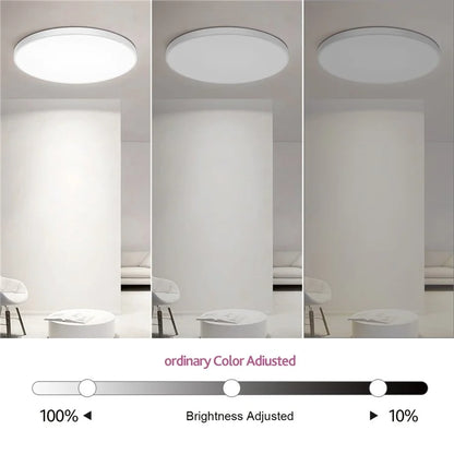 LED Ceiling Light Adjustable 48W EU Plug Smart Night Light Lamp for Living Bed Dining Room House