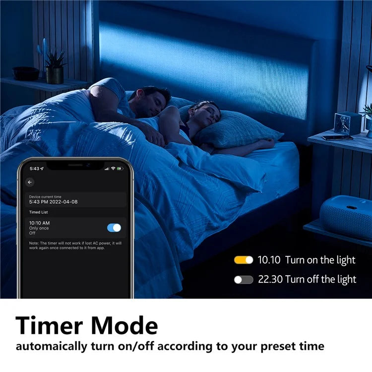 LED Ceiling Light Adjustable 48W EU Plug Smart Night Light Lamp for Living Bed Dining Room House