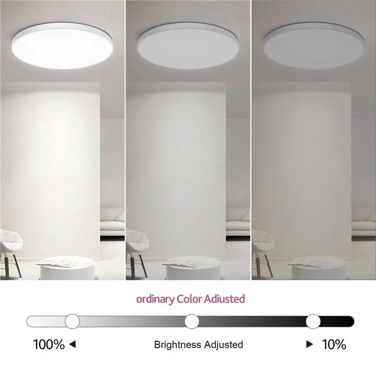 LED Ceiling Light Adjustable 48W US Plug Smart Night Light Lamp for Living Bed Dining Room House
