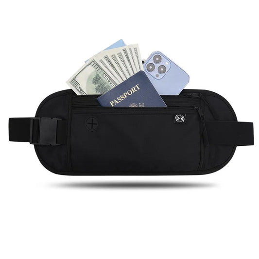 Waterproof Anti-Theft Storage Bag Travel Waist Pouch for Phone, ID Cards,  Passport