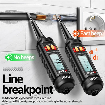 ANENG A3010 2-in-1 Digital Multimeter Test Pen Cable Breakpoint Tester DC / AC Voltage Capacitance Meter
