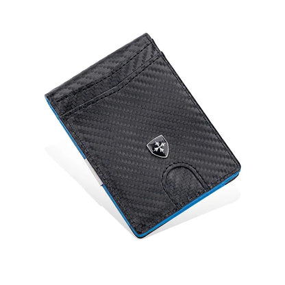 BAELLERRY K9313-K9314 Leather RFID Blocking Card Bag Card Storage Case Coin Purse