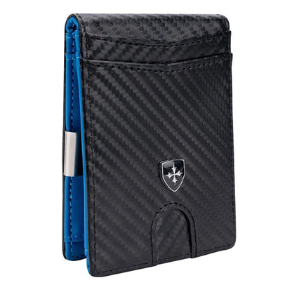 BAELLERRY K9313-K9314 Leather RFID Blocking Card Bag Card Storage Case Coin Purse