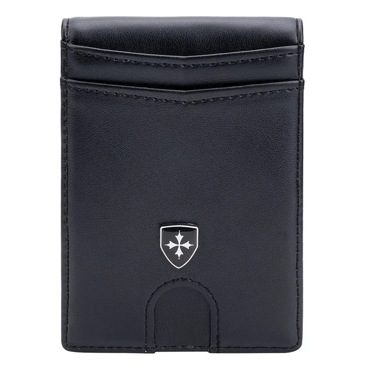 BAELLERRY K9313-K9314 Leather RFID Blocking Card Bag Card Storage Case Coin Purse