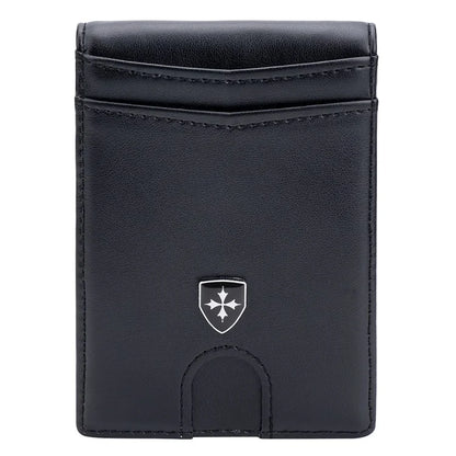 BAELLERRY K9313-K9314 Leather RFID Blocking Card Bag Card Storage Case Coin Purse