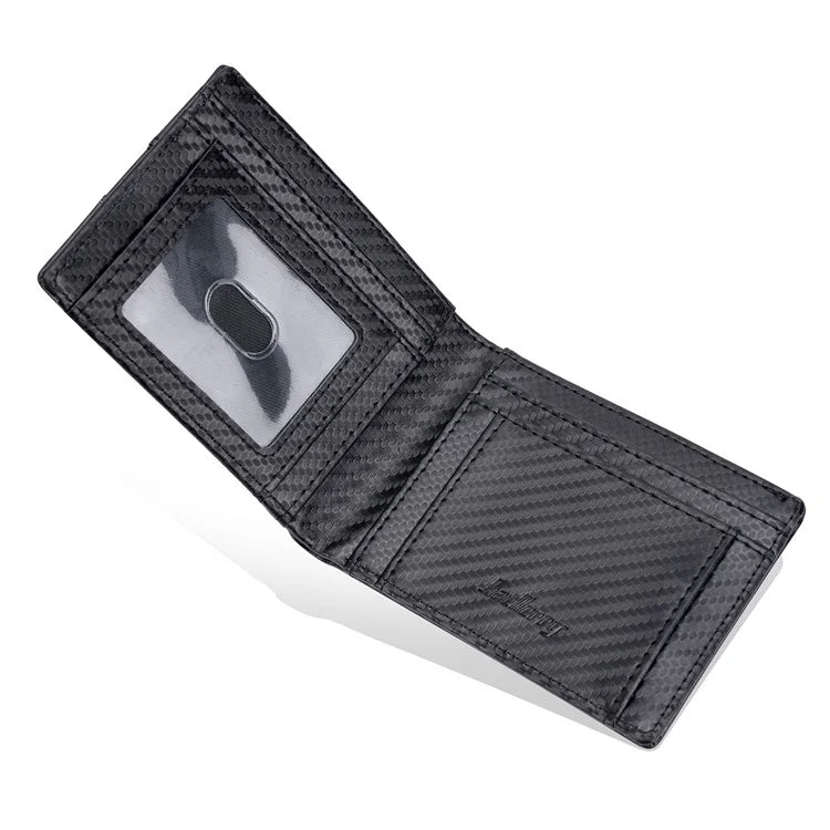 BAELLERRY K9311-K9312 RFID Blocking Bifold Leather Pocket Wallet RFID Blocking Card Bag Coin Purse