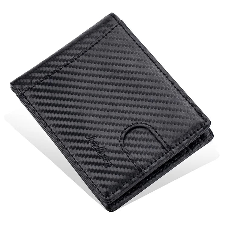 BAELLERRY K9311-K9312 RFID Blocking Bifold Leather Pocket Wallet RFID Blocking Card Bag Coin Purse