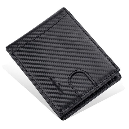 BAELLERRY K9311-K9312 RFID Blocking Bifold Leather Pocket Wallet RFID Blocking Card Bag Coin Purse