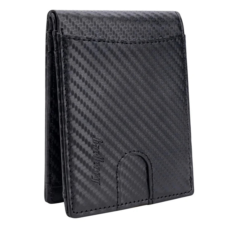 BAELLERRY K9311-K9312 RFID Blocking Bifold Leather Pocket Wallet RFID Blocking Card Bag Coin Purse