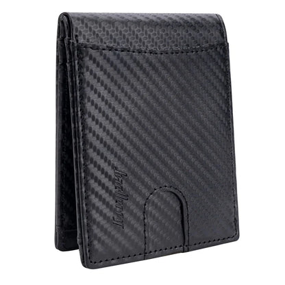 BAELLERRY K9311-K9312 RFID Blocking Bifold Leather Pocket Wallet RFID Blocking Card Bag Coin Purse