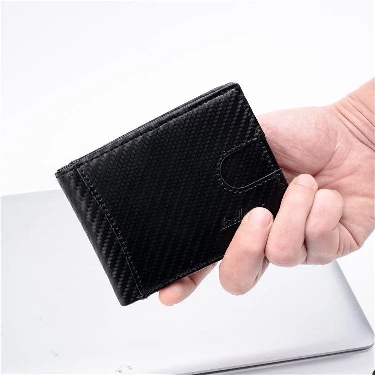 BAELLERRY K9311-K9312 RFID Blocking Bifold Leather Pocket Wallet RFID Blocking Card Bag Coin Purse