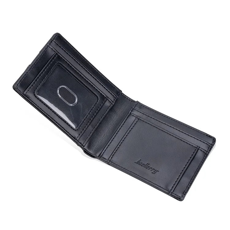 BAELLERRY K9311-K9312 RFID Blocking Bifold Leather Pocket Wallet RFID Blocking Card Bag Coin Purse