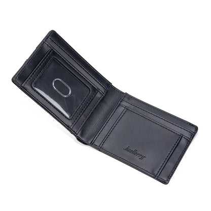 BAELLERRY K9311-K9312 RFID Blocking Bifold Leather Pocket Wallet RFID Blocking Card Bag Coin Purse