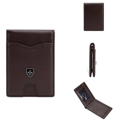 BAELLERRY K9315-K9316 Leather Wallet RFID Blocking Credit Card Holder Multi Card Case