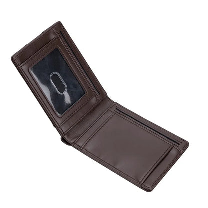 BAELLERRY K9315-K9316 Leather Wallet RFID Blocking Credit Card Holder Multi Card Case