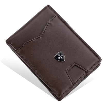 BAELLERRY K9315-K9316 Leather Wallet RFID Blocking Credit Card Holder Multi Card Case