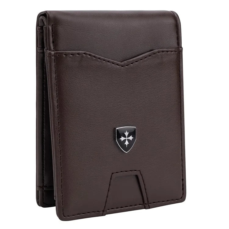 BAELLERRY K9315-K9316 Leather Wallet RFID Blocking Credit Card Holder Multi Card Case