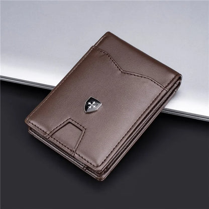 BAELLERRY K9315-K9316 Leather Wallet RFID Blocking Credit Card Holder Multi Card Case