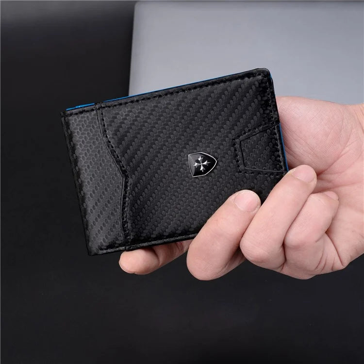 BAELLERRY K9315-K9316 Leather Wallet RFID Blocking Credit Card Holder Multi Card Case