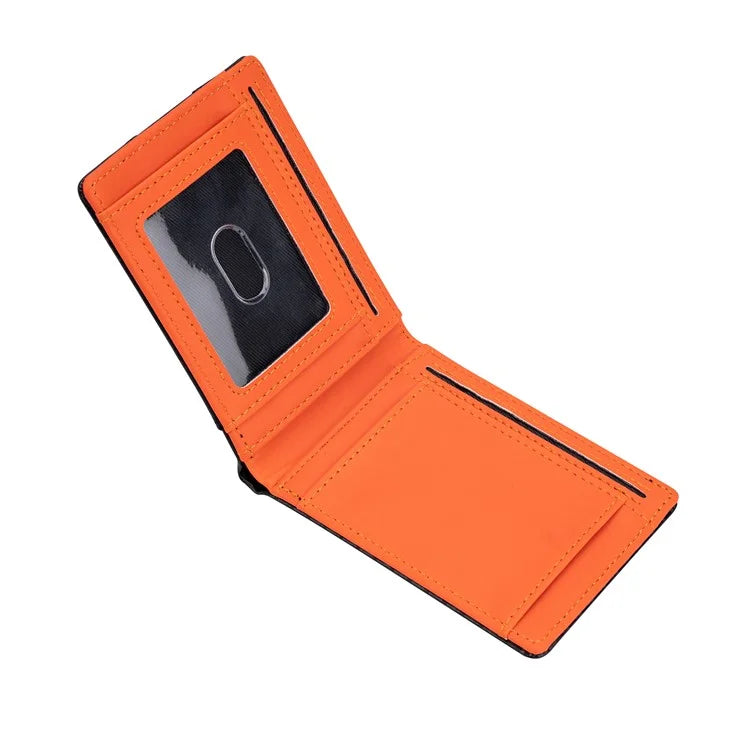 BAELLERRY K9315-K9316 Leather Wallet RFID Blocking Credit Card Holder Multi Card Case