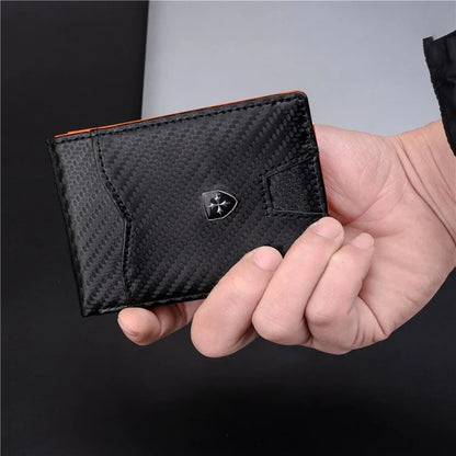 BAELLERRY K9315-K9316 Leather Wallet RFID Blocking Credit Card Holder Multi Card Case