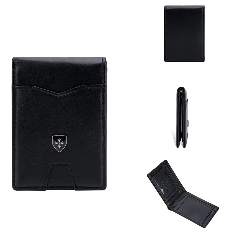 BAELLERRY K9315-K9316 Leather Wallet RFID Blocking Credit Card Holder Multi Card Case