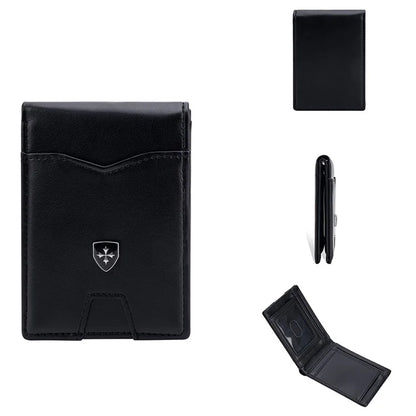 BAELLERRY K9315-K9316 Leather Wallet RFID Blocking Credit Card Holder Multi Card Case