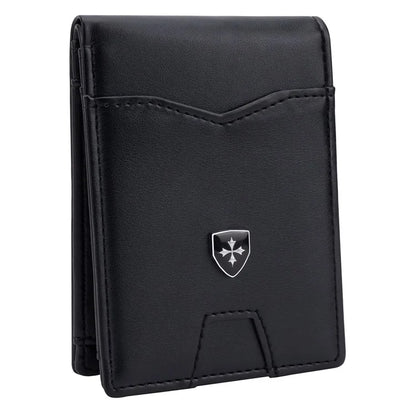 BAELLERRY K9315-K9316 Leather Wallet RFID Blocking Credit Card Holder Multi Card Case