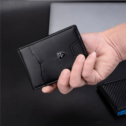BAELLERRY K9315-K9316 Leather Wallet RFID Blocking Credit Card Holder Multi Card Case