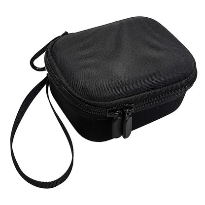 For JBL Go 4 Bluetooth Speaker Storage Bag Hard EVA Case with Hand Strap and Carabiner