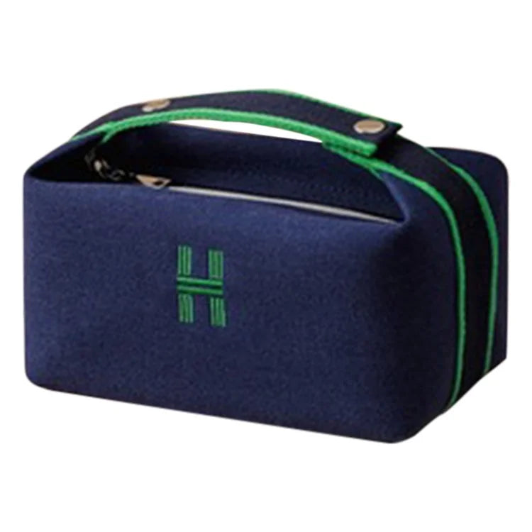 Canvas Waterproof Makeup Bag Wash Organizer Travel Portable Toiletries Storage Pouch