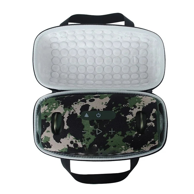 For JBL Xtreme 4 Bluetooth Speaker Storage Bag Oxford Cloth+ EVA Protective Case  /  Grey