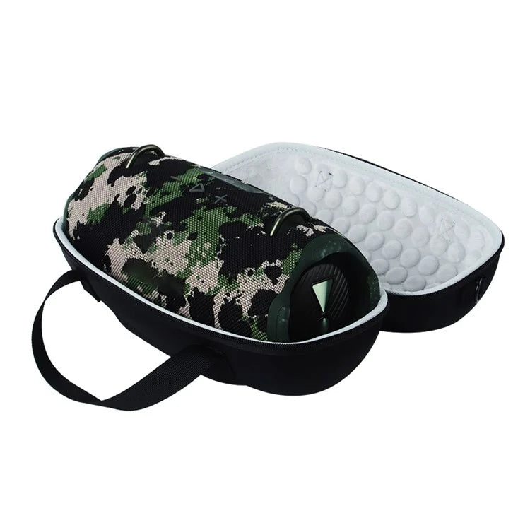 For JBL Xtreme 4 Bluetooth Speaker Storage Bag Oxford Cloth+ EVA Protective Case  /  Grey