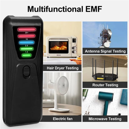 FS-2 Electric Magnetic Field Radiation Tester Portable 5 LED EMF Meter Detector