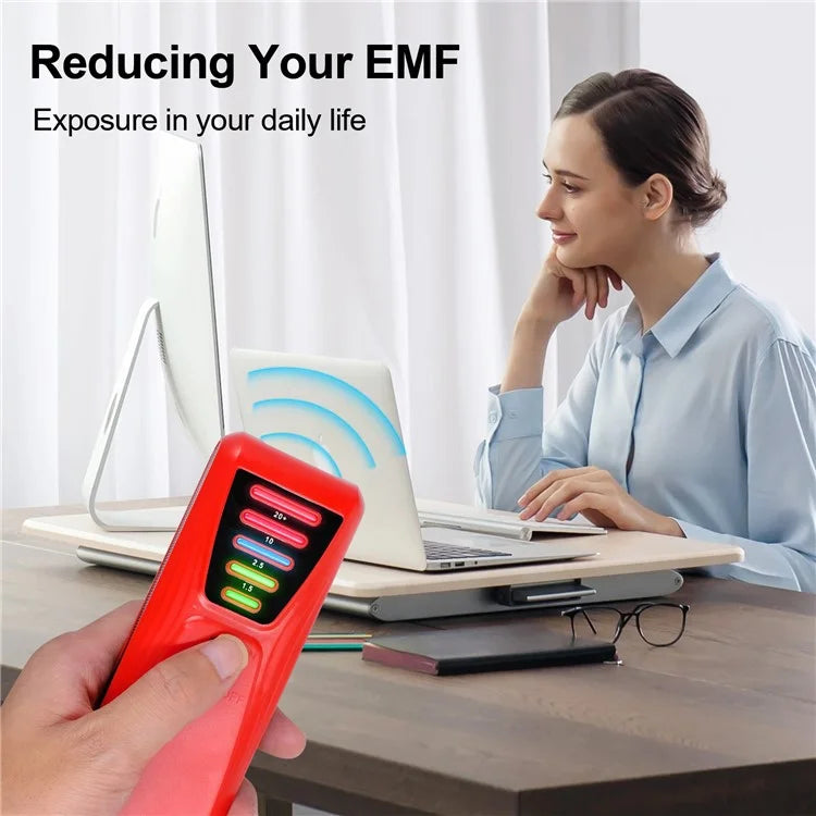 FS-2 Electric Magnetic Field Radiation Tester Portable 5 LED EMF Meter Detector
