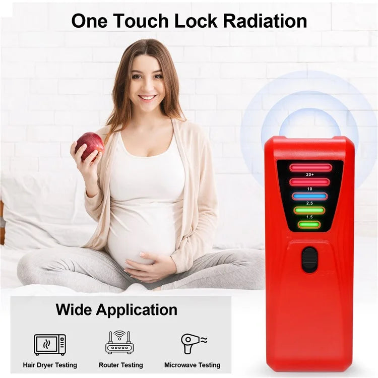 FS-2 Electric Magnetic Field Radiation Tester Portable 5 LED EMF Meter Detector