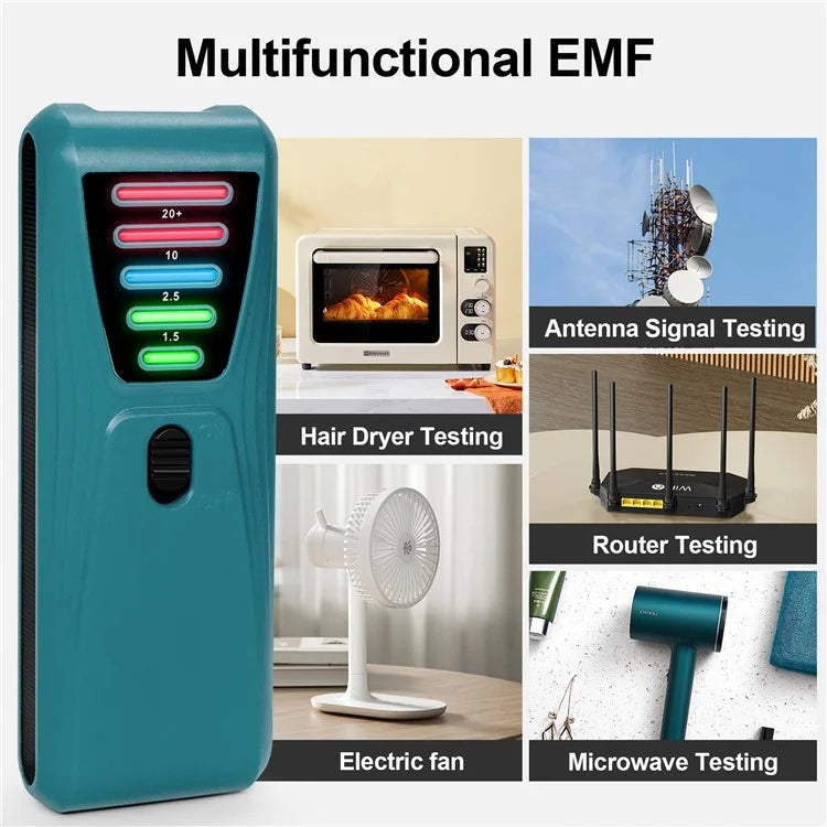 FS-2 Electric Magnetic Field Radiation Tester Portable 5 LED EMF Meter Detector