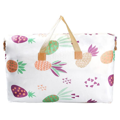 Clothes Quilt Storage Bag Waterproof Moisture-proof Luggage Tote Bag, Size M