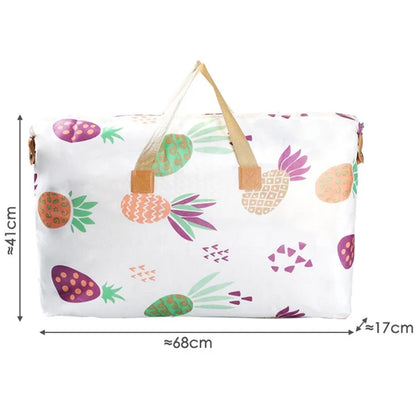 Clothes Quilt Storage Bag Waterproof Moisture-proof Luggage Tote Bag, Size M